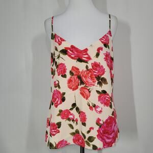 L'Agence Dawn Rosewood Jane Spaghetti Strap Camisole Tank Size X-Small